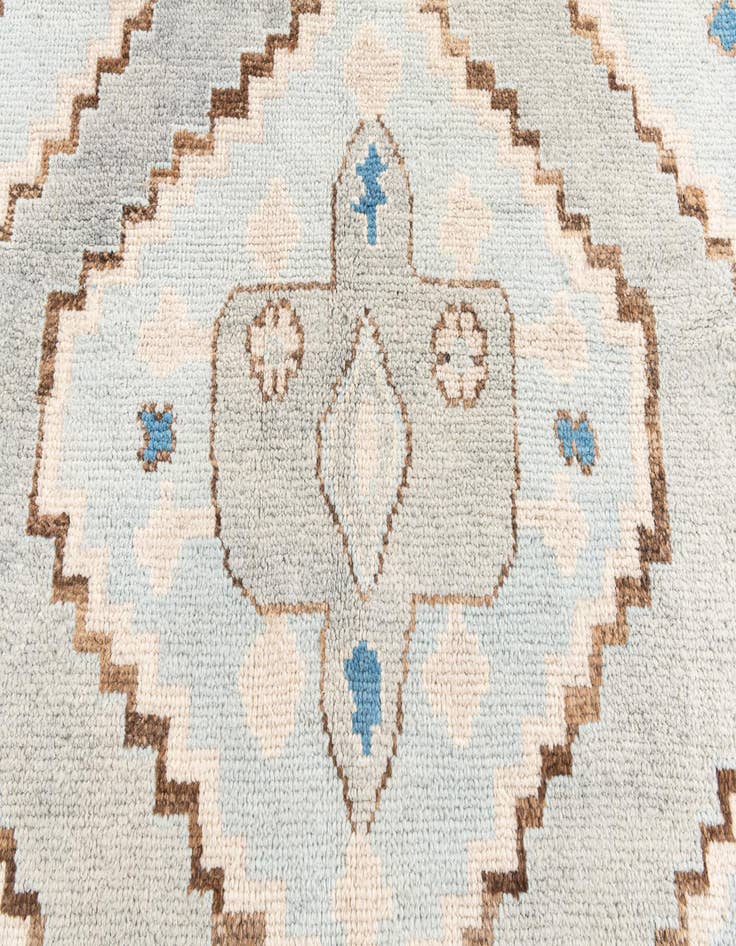 Detail image of 7' 4 x 10' 2  Hand Knotted Moroccan Wool Rug