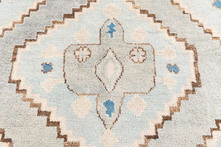 7' 4 x 10' 2 Hand Knotted Moroccan Wool Rug