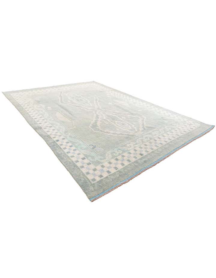 8' 8 x 12' 4 Hand Knotted Moroccan Wool Rug