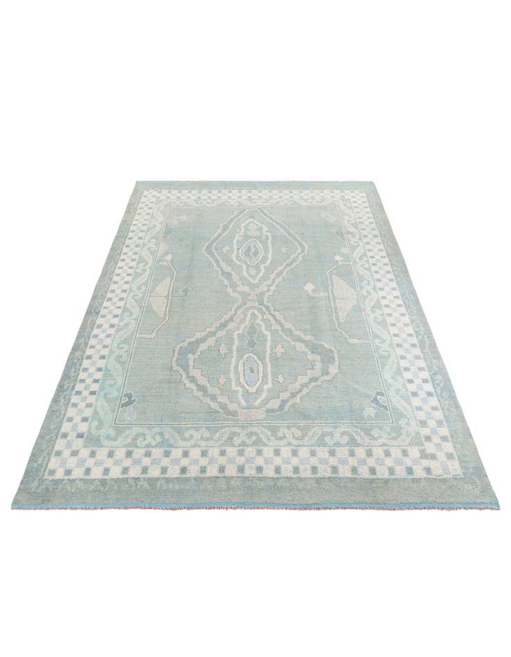 Detail image of 8' 8 x 12' 4 Hand Knotted Moroccan Wool Rug