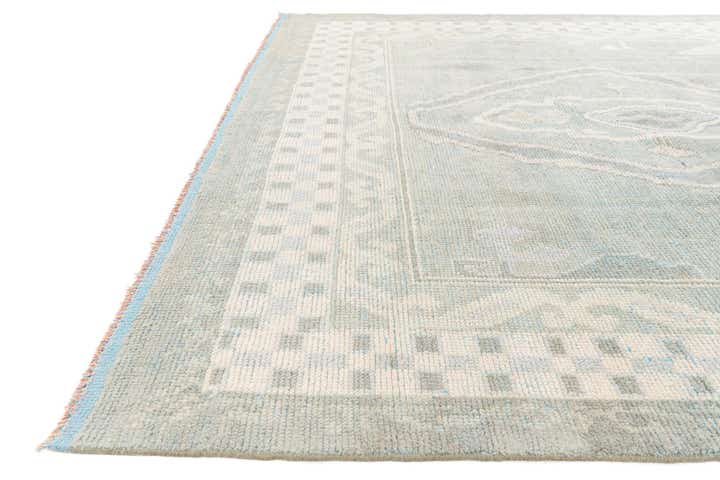 8' 8 x 12' 4 Hand Knotted Moroccan Wool Rug