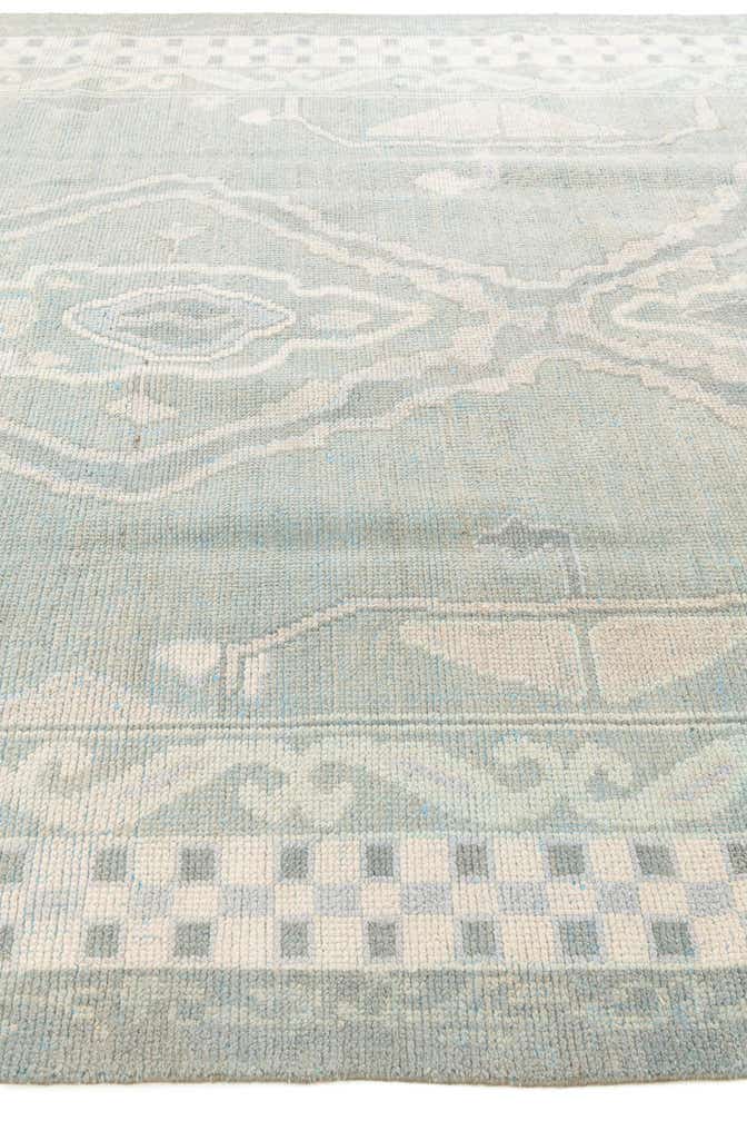 8' 8 x 12' 4 Hand Knotted Moroccan Wool Rug