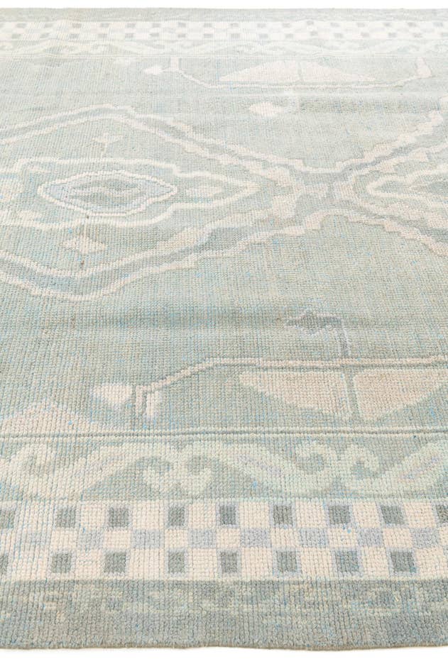 Detail image of 8' 8 x 12' 4 Hand Knotted Moroccan Wool Rug