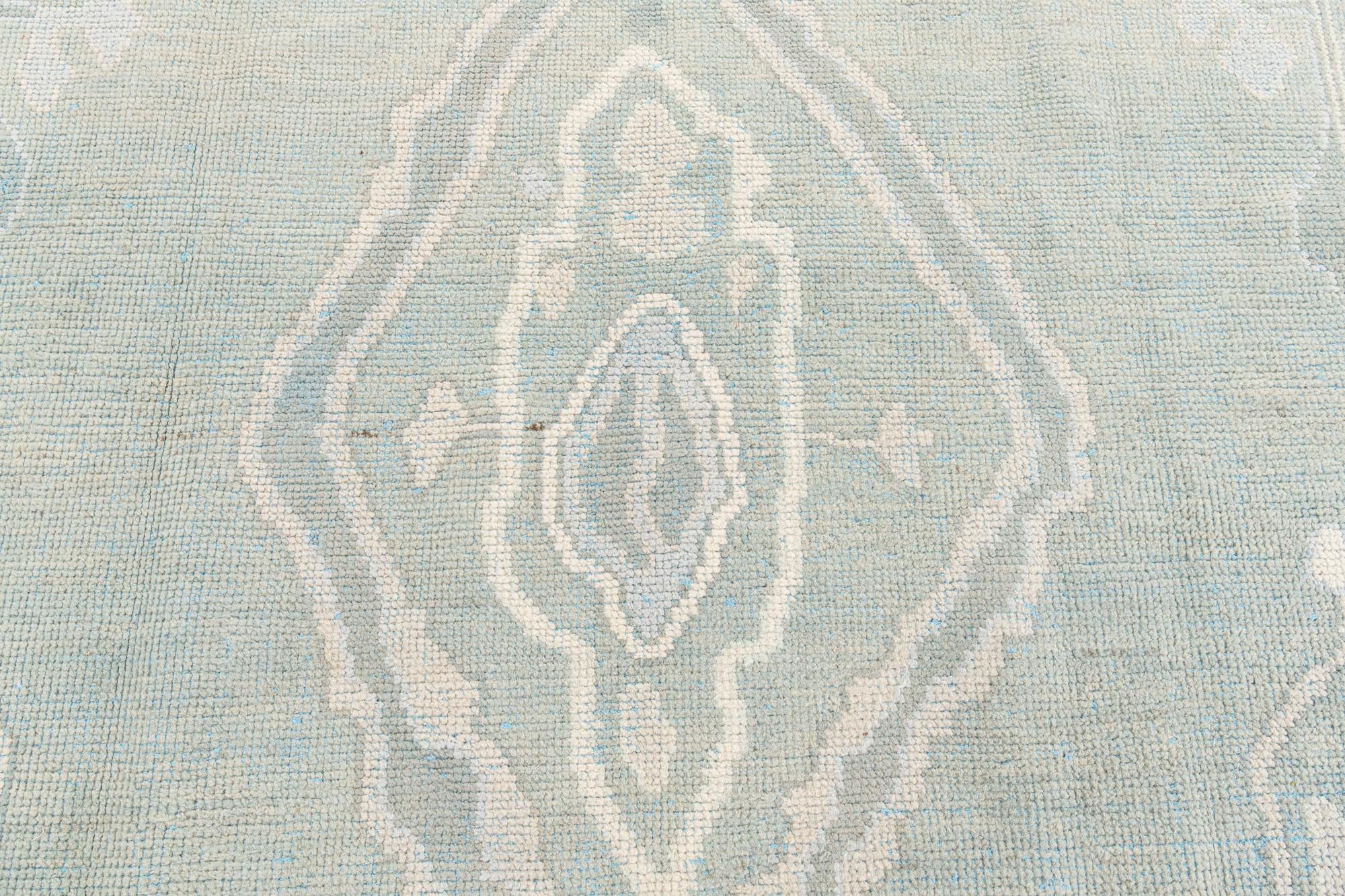 8' 8 x 12' 4 Hand Knotted Moroccan Wool Rug
