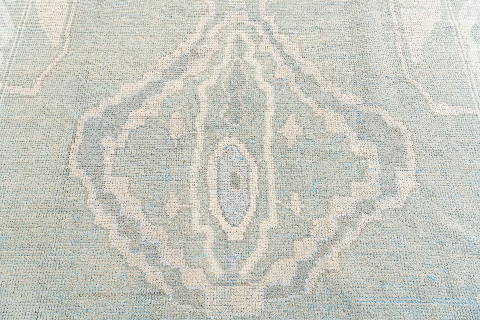 8' 8 x 12' 4 Hand Knotted Moroccan Wool Rug