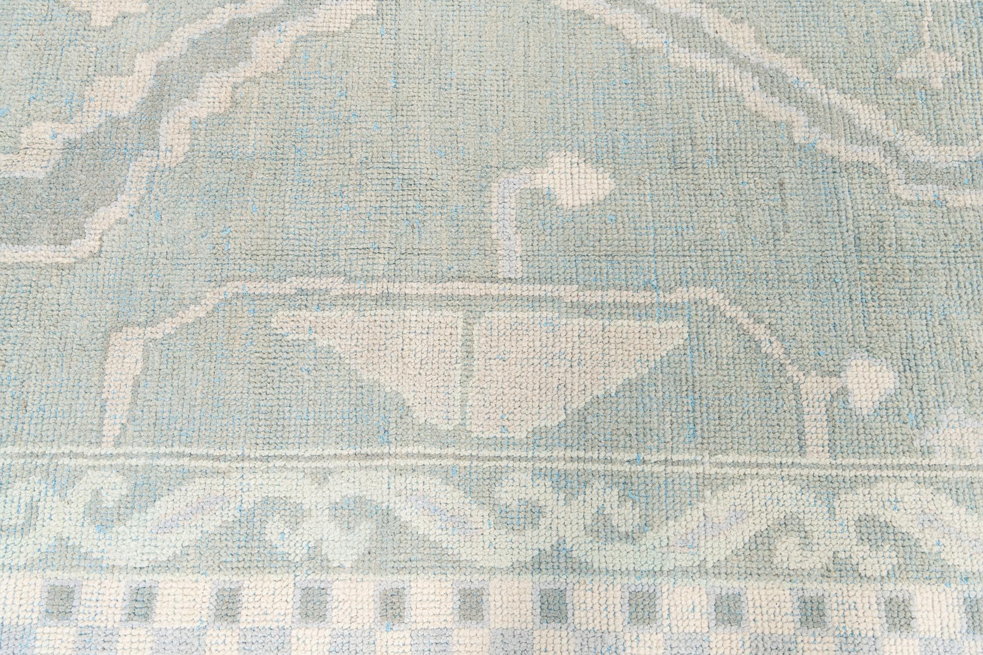 8' 8 x 12' 4 Hand Knotted Moroccan Wool Rug
