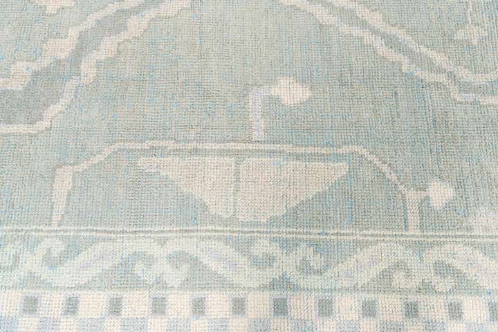 8' 8 x 12' 4 Hand Knotted Moroccan Wool Rug