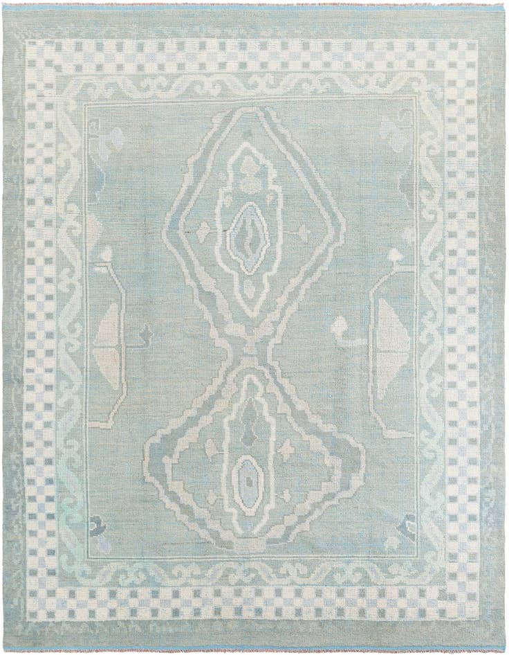 Detail image of 8' 8 x 12' 4 Hand Knotted Moroccan Wool Rug