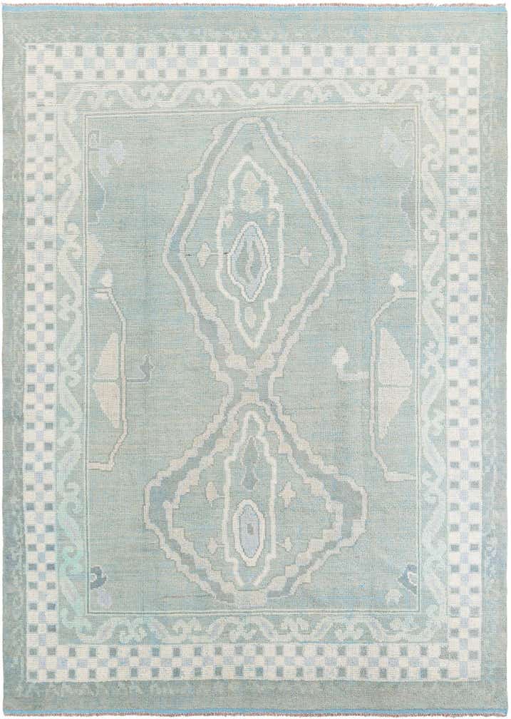 8' 8 x 12' 4 Hand Knotted Moroccan Wool Rug