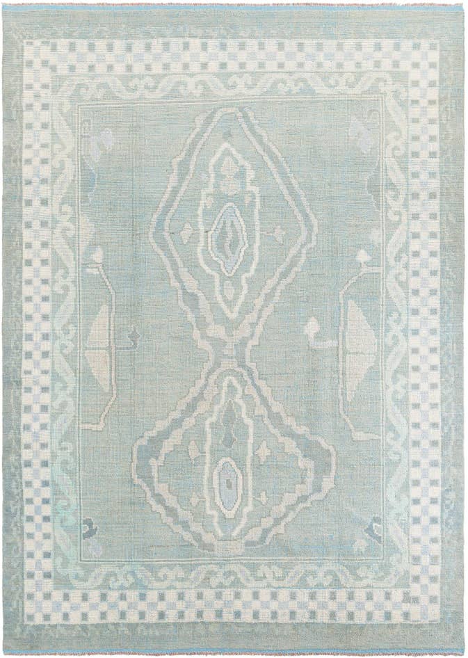 Detail image of 8' 8 x 12' 4 Hand Knotted Moroccan Wool Rug