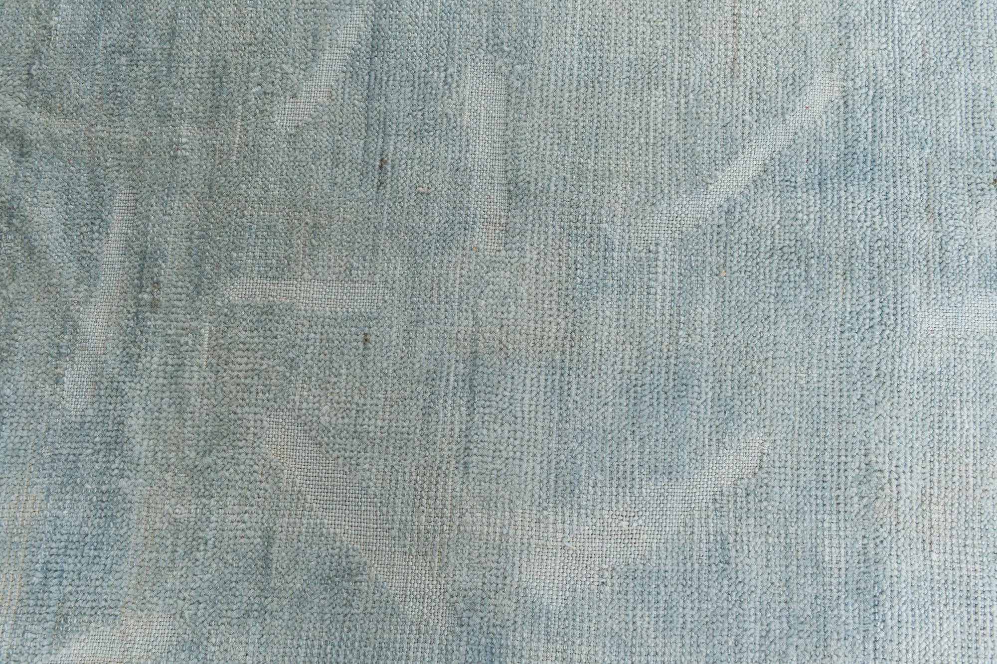 9' x 11' 4 Hand Knotted Moroccan Wool Rug