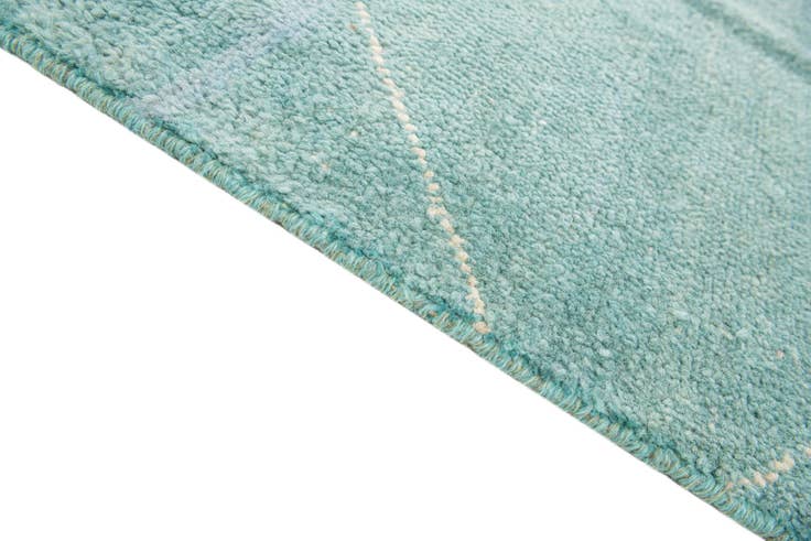 Detail image of 8' 1 x 10' Hand Knotted Moroccan Wool Rug