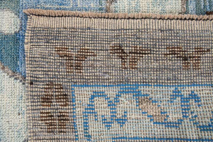 8' x 10' 7 Hand Knotted Moroccan Wool Rug