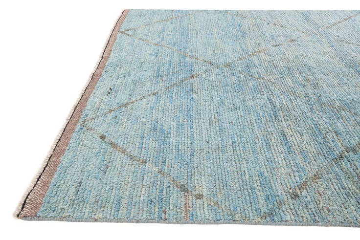 Detail image of 6' x 9' 7 Hand Knotted Moroccan Wool Rug