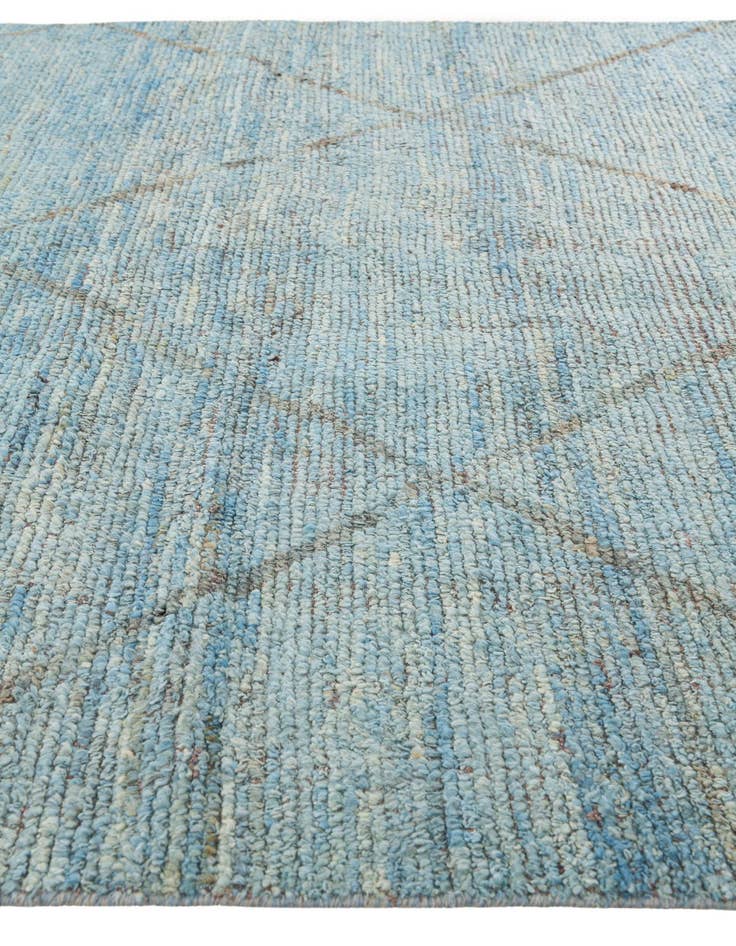 Detail image of 6' x 9' 7  Hand Knotted Moroccan Wool Rug