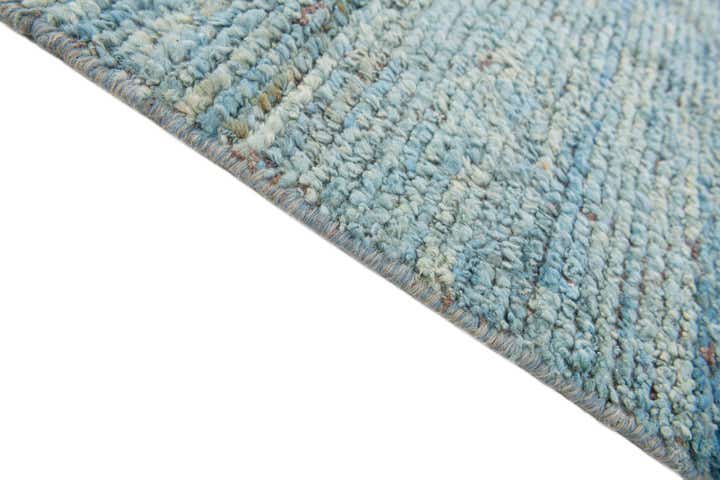 6' x 9' 7 Hand Knotted Moroccan Wool Rug