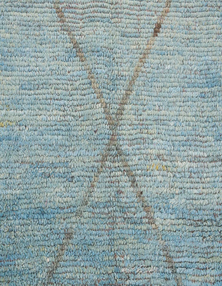 Detail image of 6' x 9' 7  Hand Knotted Moroccan Wool Rug