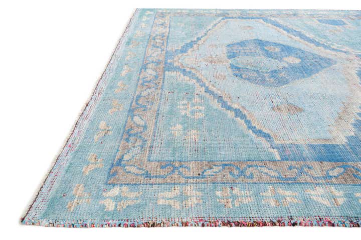 8' x 10' 2 Hand Knotted Moroccan Wool Rug
