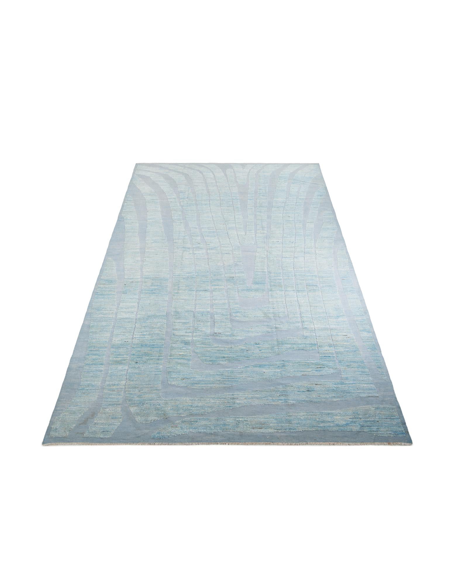 9' 3 x 14' 10 Hand Knotted Moroccan Wool Rug