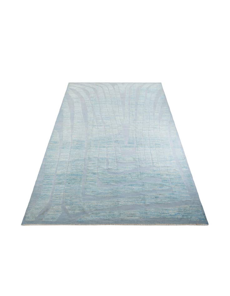 Detail image of 9' 3 x 14' 10 Hand Knotted Moroccan Wool Rug