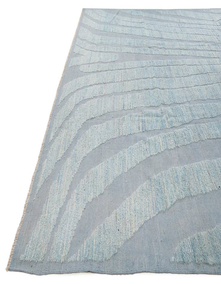 Detail image of 9' 3 x 14' 10 Hand Knotted Moroccan Wool Rug