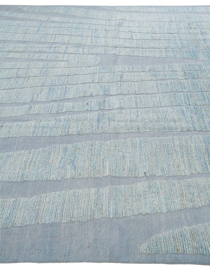 Detail image of 9' 3 x 14' 10 Hand Knotted Moroccan Wool Rug