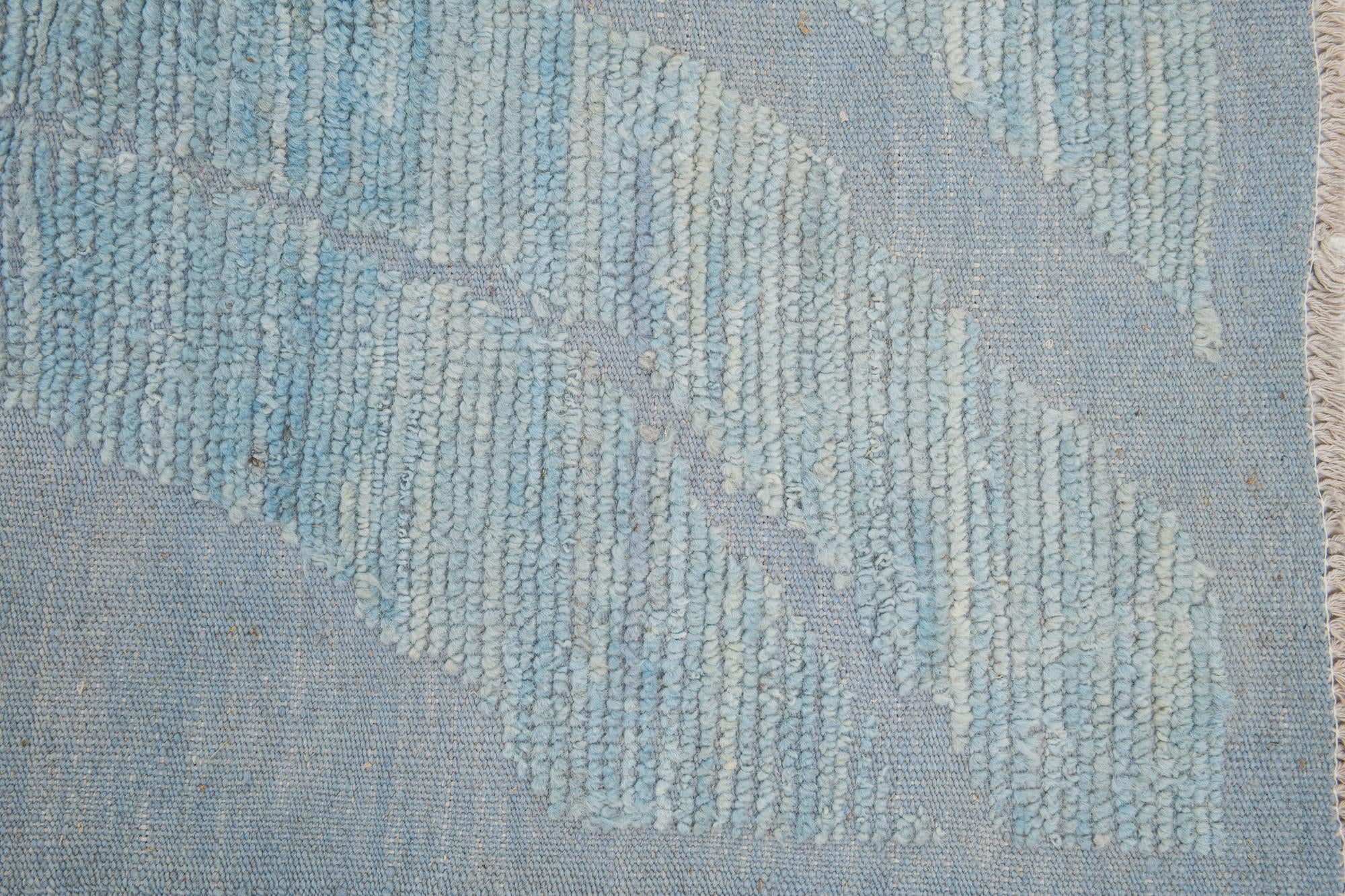 9' 3 x 14' 10 Hand Knotted Moroccan Wool Rug