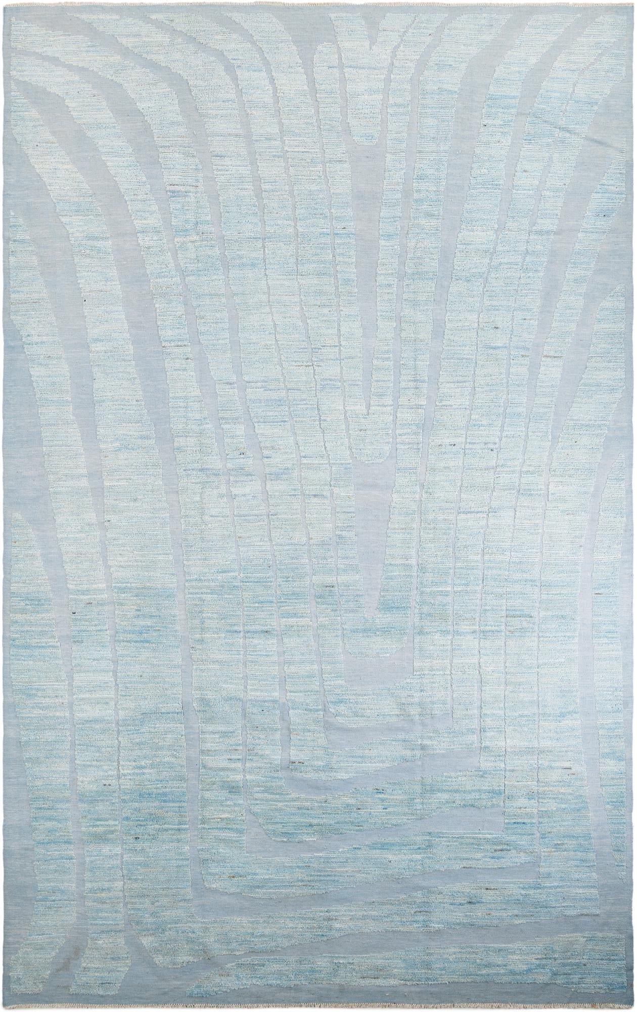 9' 3 x 14' 10 Hand Knotted Moroccan Wool Rug