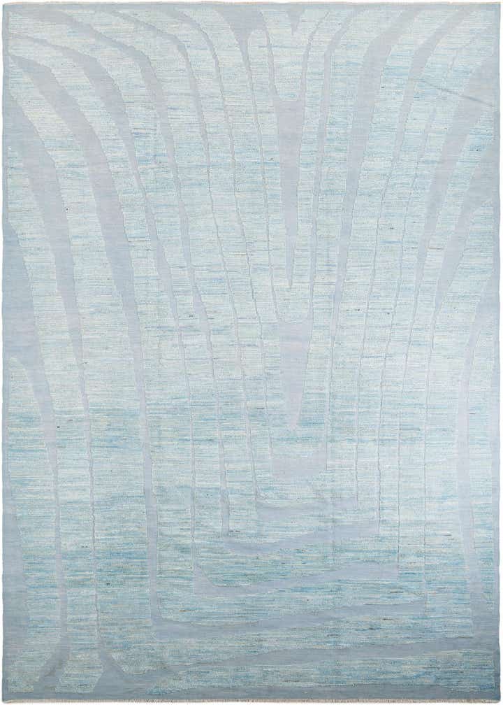 9' 3 x 14' 10 Hand Knotted Moroccan Wool Rug