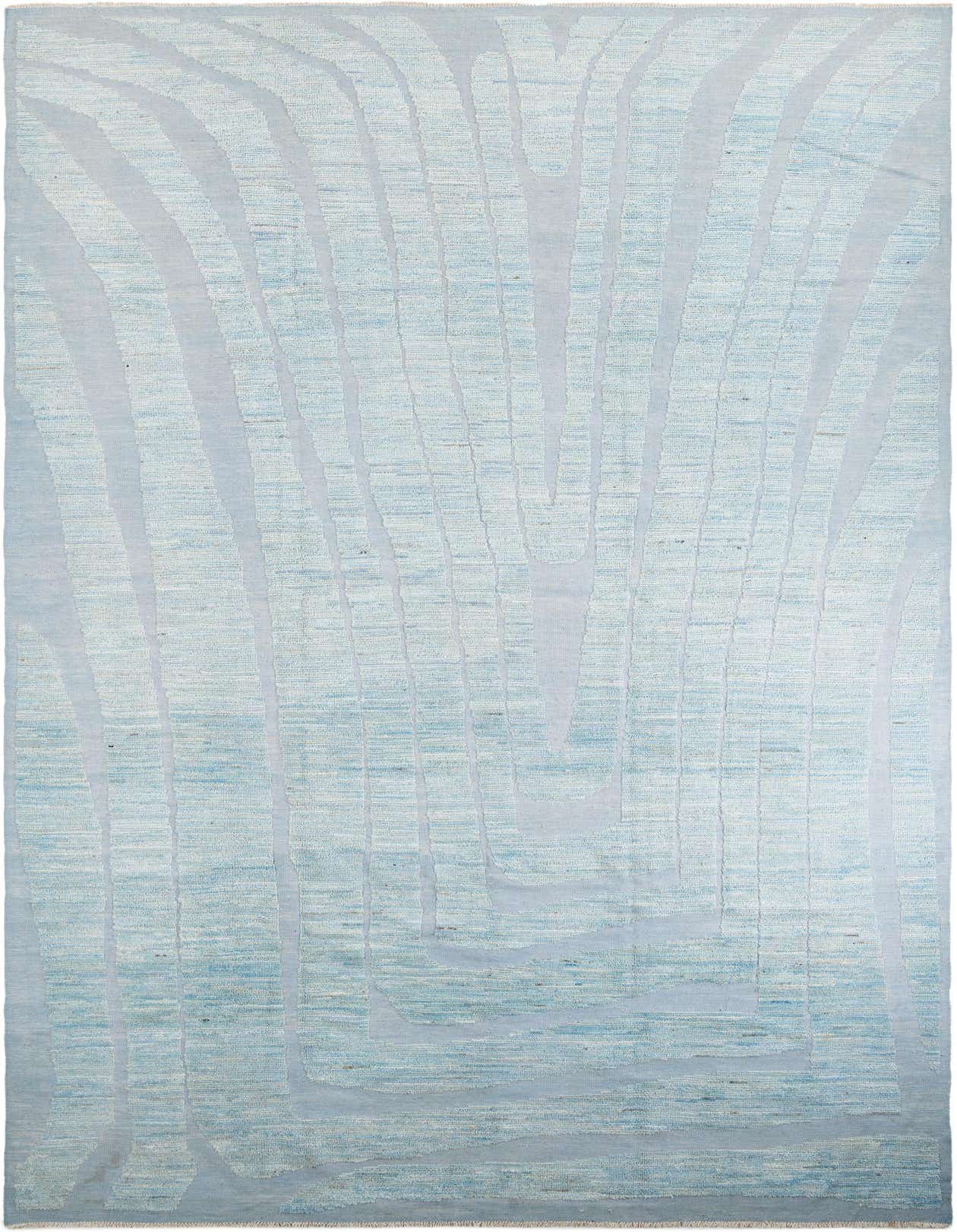 9' 3 x 14' 10 Hand Knotted Moroccan Wool Rug