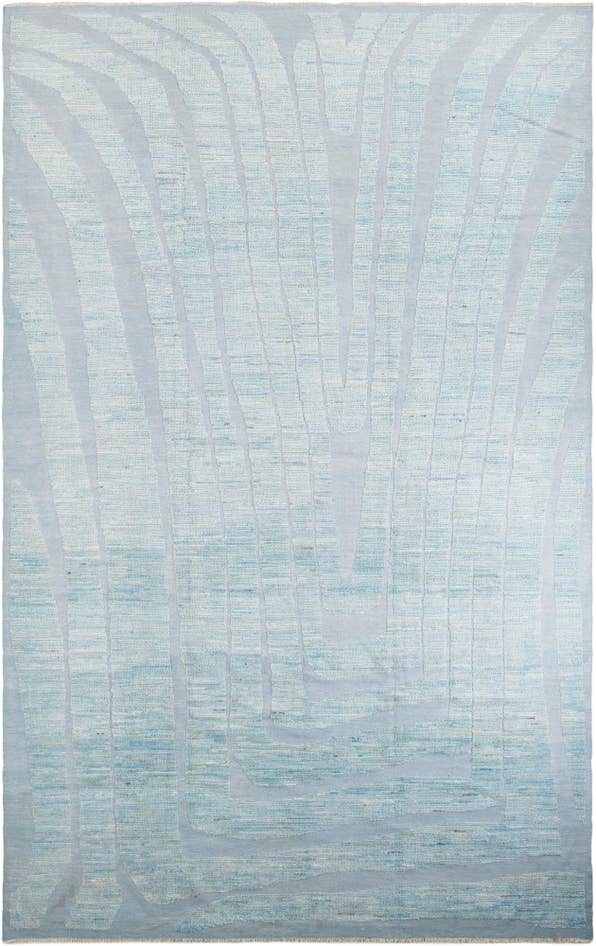 Detail image of 9' 3 x 14' 10 Hand Knotted Moroccan Wool Rug