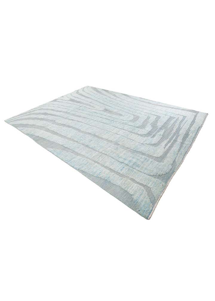 8' x 10' 7 Hand Knotted Moroccan Wool Rug