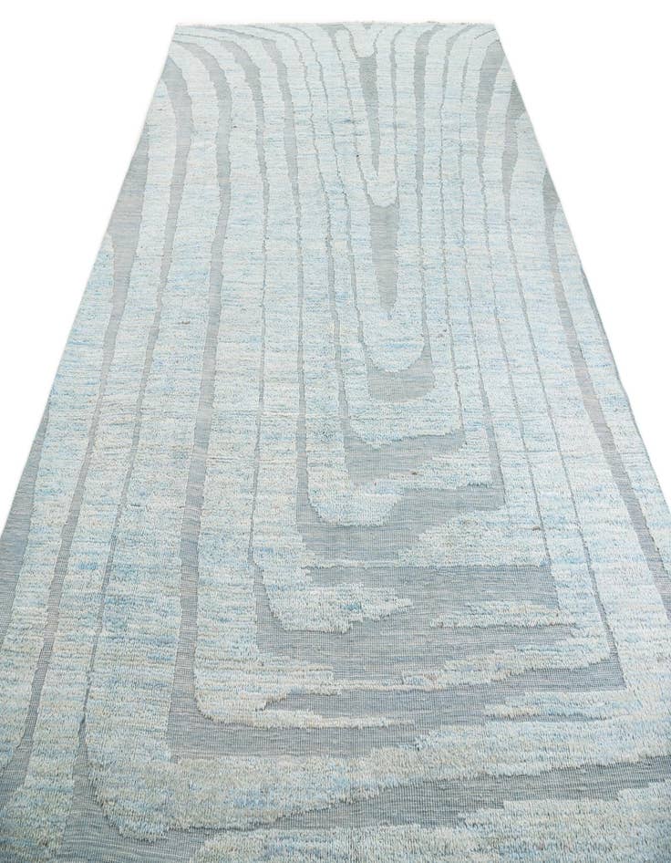 Detail image of 8' x 10' 7 Hand Knotted Moroccan Wool Rug