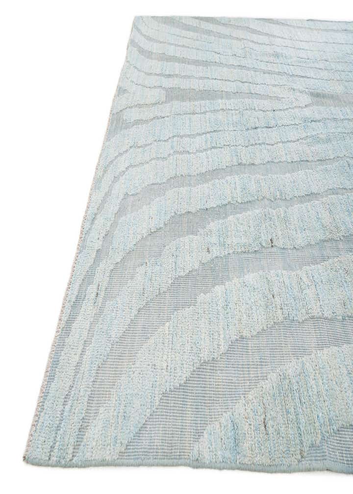 8' x 10' 7 Hand Knotted Moroccan Wool Rug