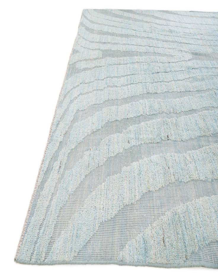 Detail image of 8' x 10' 7 Hand Knotted Moroccan Wool Rug