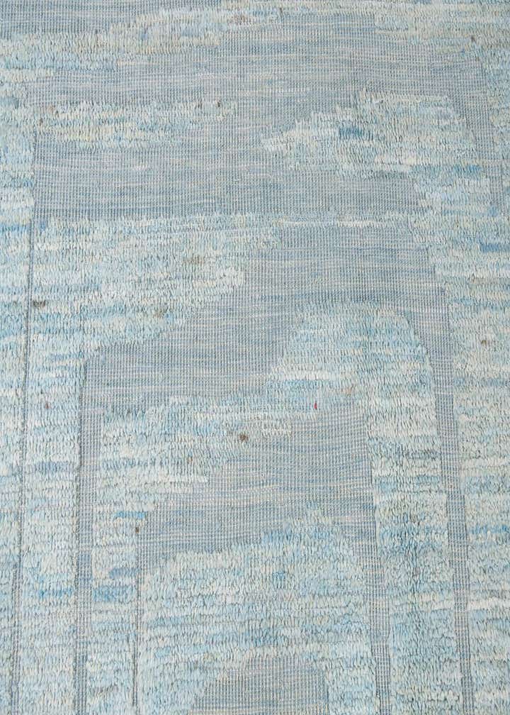 8' x 10' 7 Hand Knotted Moroccan Wool Rug