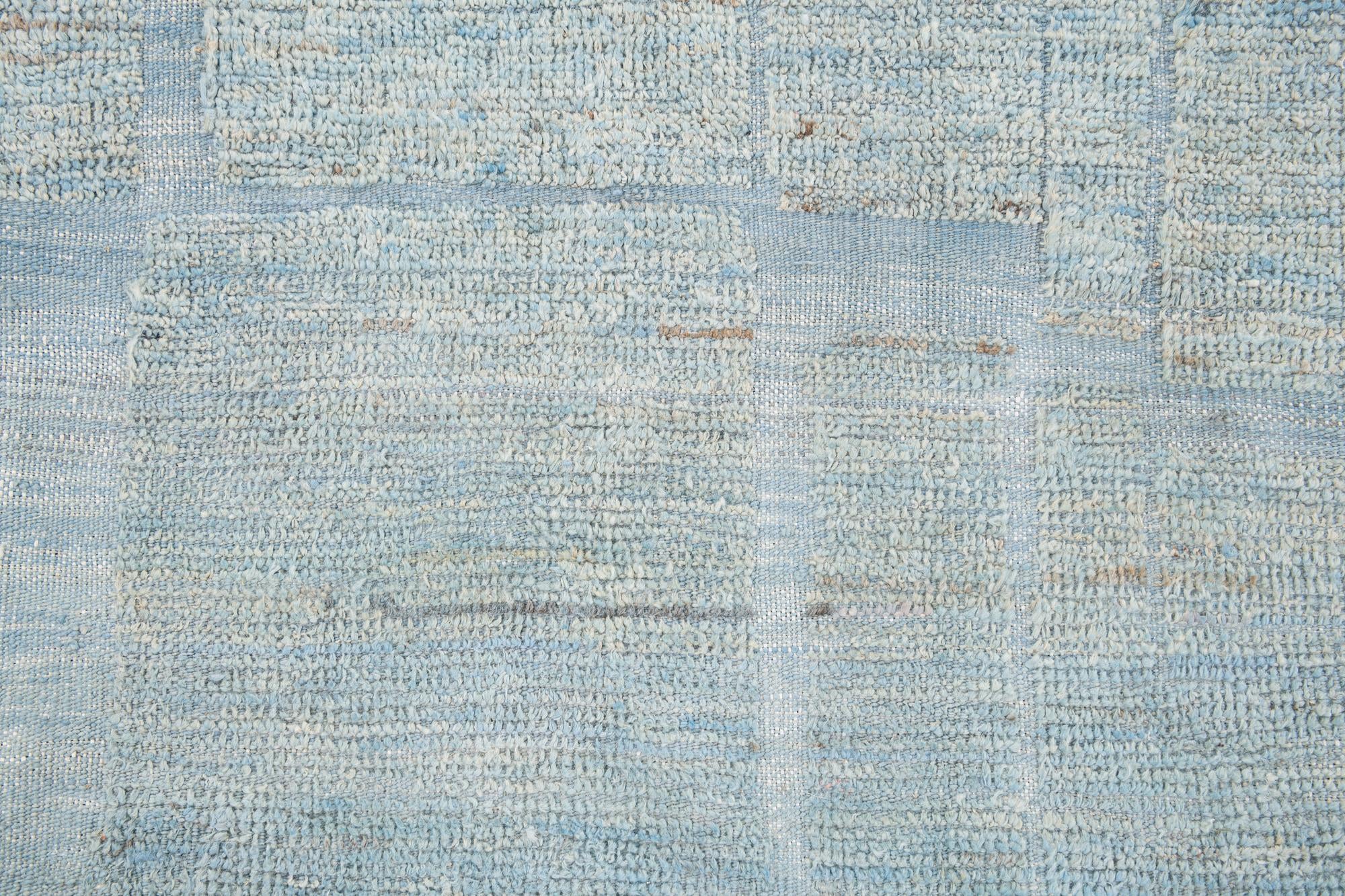 7' 9 x 10' 7 Hand Knotted Moroccan Wool Rug