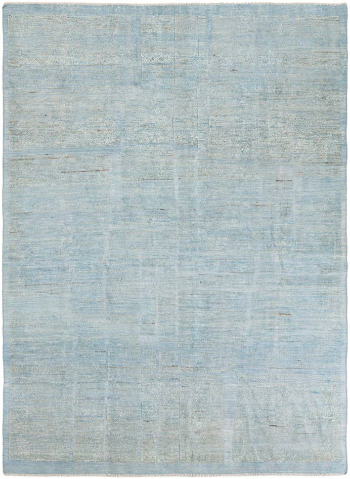 Detail image of 7' 9 x 10' 7 Hand Knotted Moroccan Wool Rug