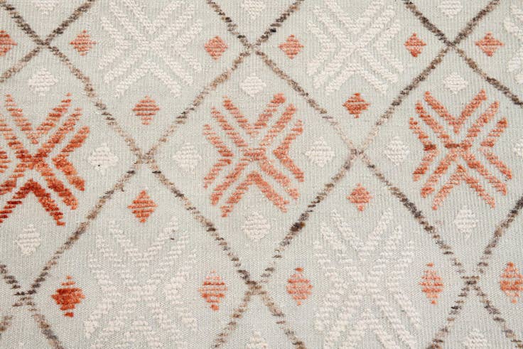 Detail image of 8' 7 x 12' 5 Hand Knotted Moroccan Wool Rug