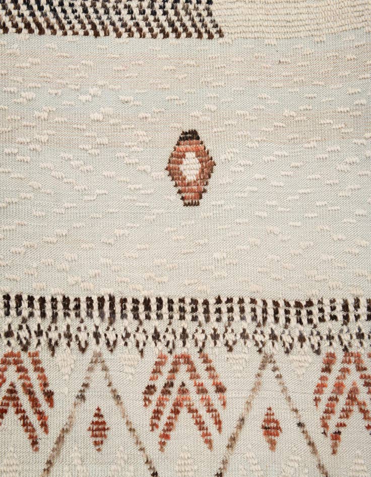 Detail image of 8' 7 x 12' 5  Hand Knotted Moroccan Wool Rug