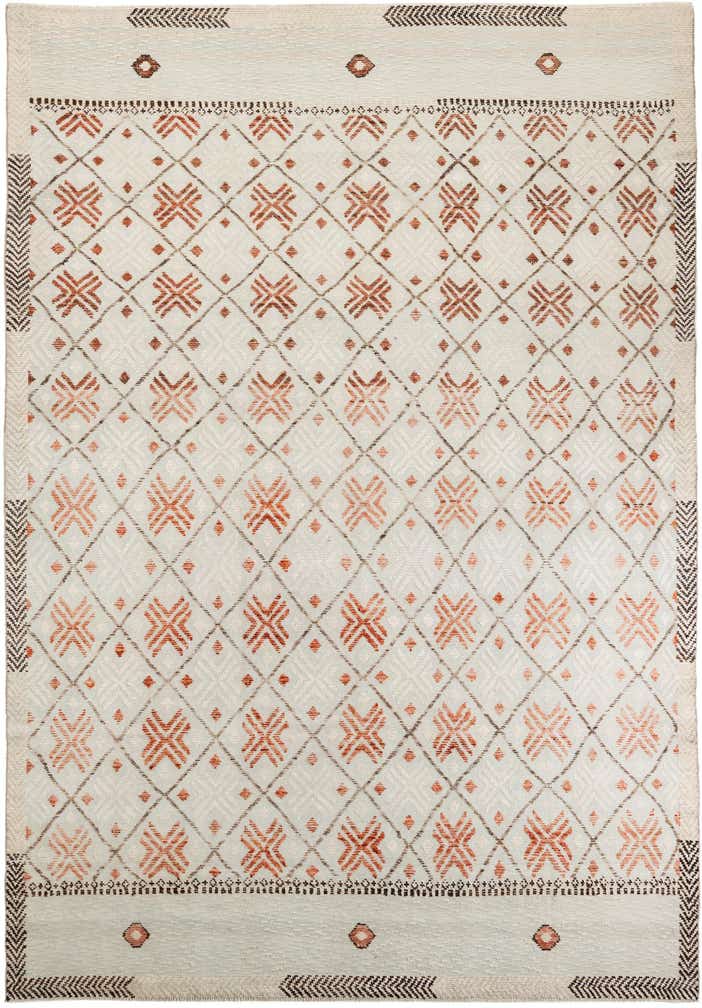 8' 7 x 12' 5 Hand Knotted Moroccan Wool Rug