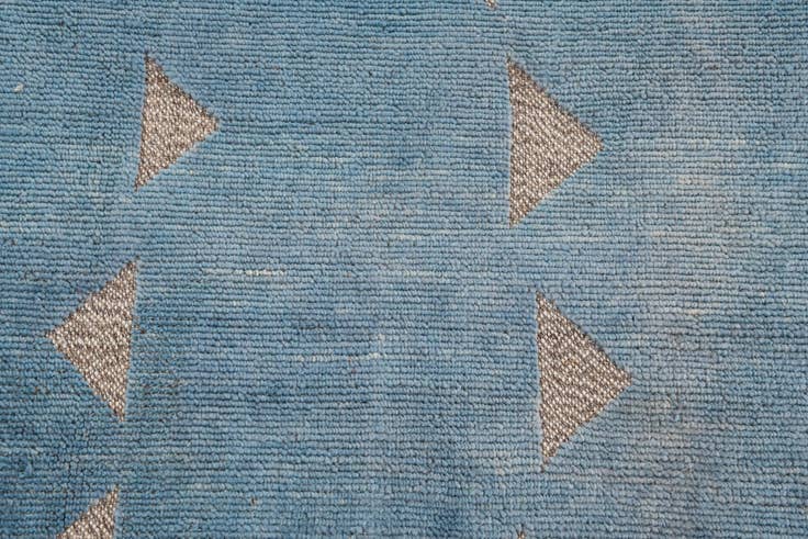 Detail image of 9' 8 x 12' 1 Hand Knotted Moroccan Wool Rug
