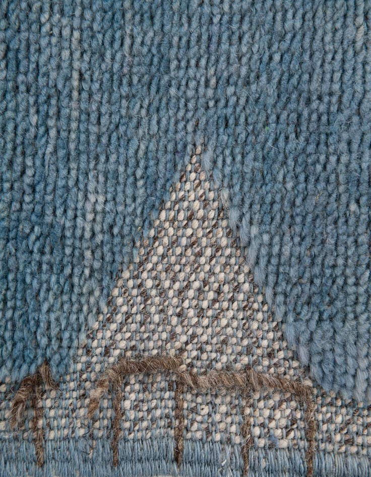 Detail image of 9' 8 x 12' 1  Hand Knotted Moroccan Wool Rug