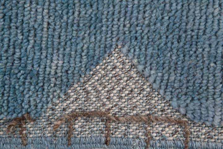 9' 8 x 12' 1 Hand Knotted Moroccan Wool Rug