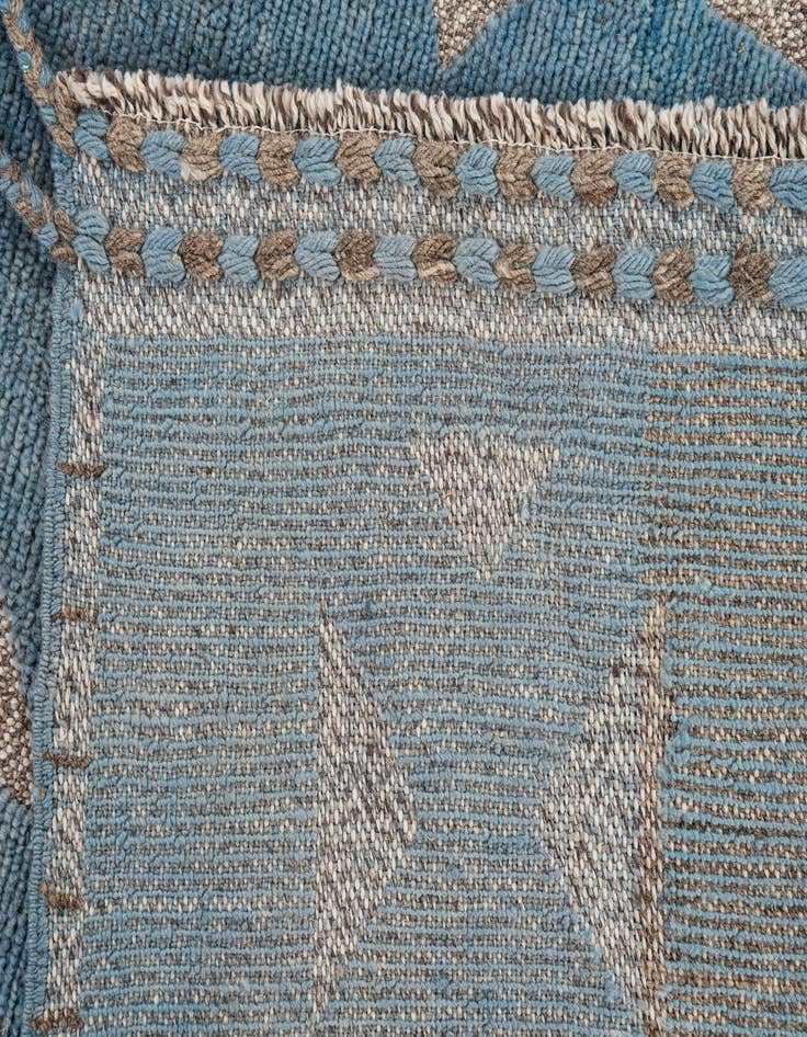 Detail image of 9' 8 x 12' 1  Hand Knotted Moroccan Wool Rug