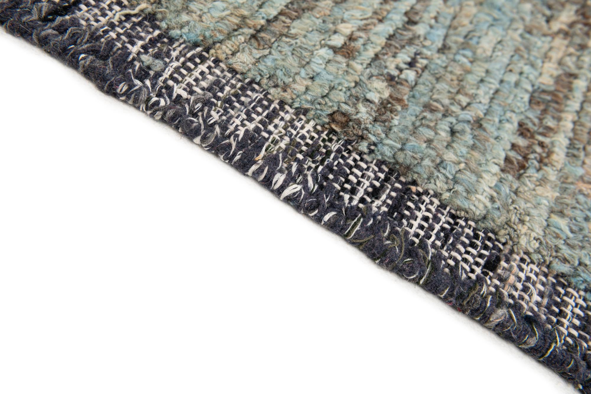 6' 1 x 9' 9 Hand Knotted Moroccan Wool Rug