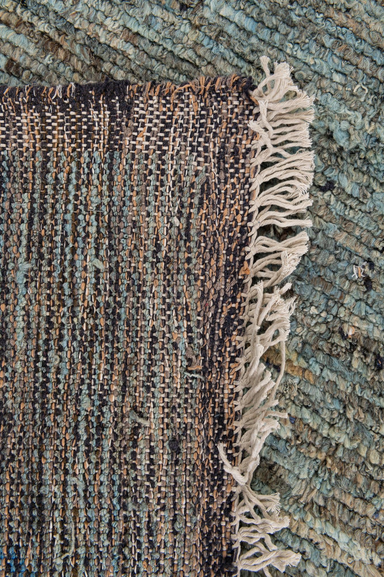 6' 1 x 9' 9 Hand Knotted Moroccan Wool Rug