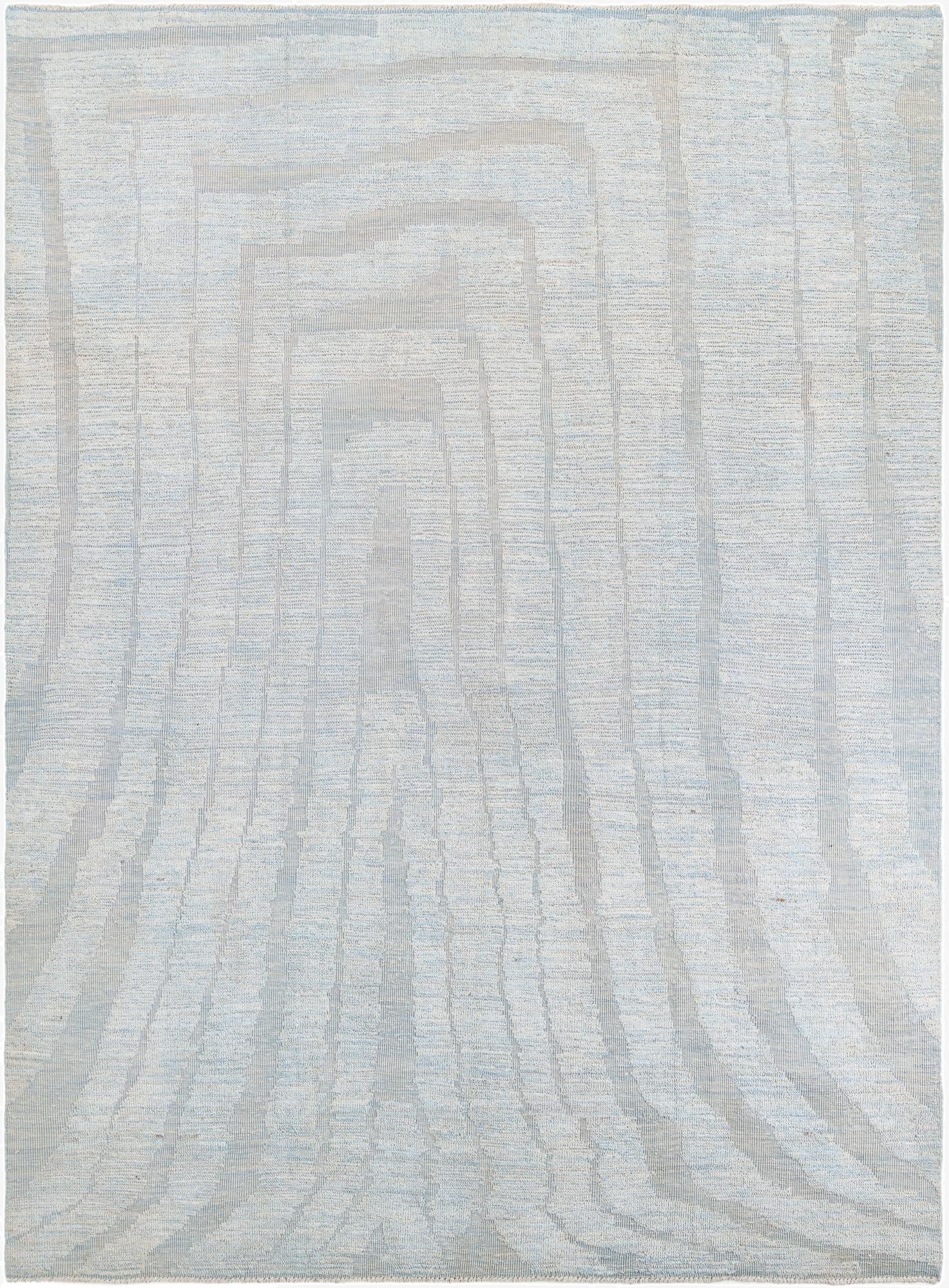 9' 3 x 12' 4  Hand Knotted Moroccan Wool Rug