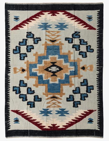 7' 6 x 10' 2 Hand Knotted Moroccan Wool Rug