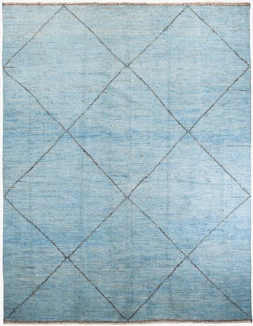 11' 7 x 15' 4 Hand Knotted Moroccan Wool Rug